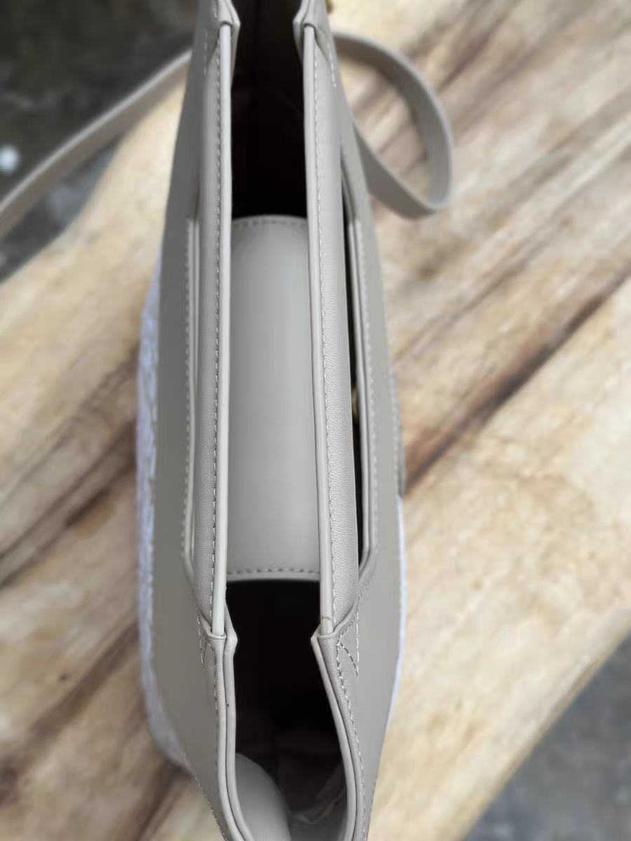 Handmade Zhuang Brocade & Leather Bag - Ethnic Pattern Crossbody/Handbag with Premium Leather Accents