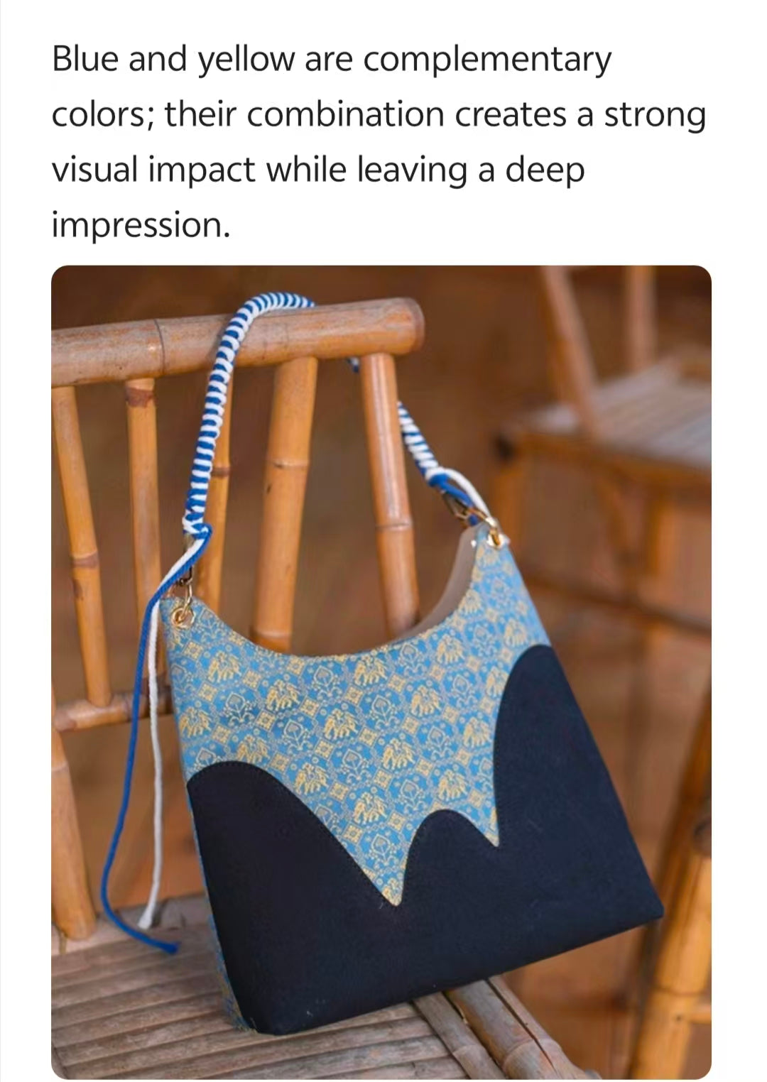 Handmade Zhuang Brocade Crossbody Bag (Limited Edition) - Chinese Intangible Cultural Heritage "Wanxiang Gengxin"